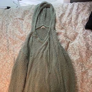 A long sleeve hoodie